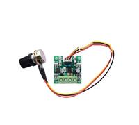 BUDGPZWSC Contrôleur De Vitesse De Moteur À Balais PWM Basse Tension CC 3 V 3,7 V 5 V 6 V 9 V 12 V 18 V 2 A, Mini Variateur Réglable, Interrupteur Marche Avant/arrière
