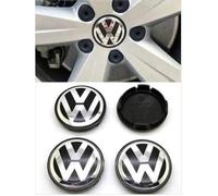Buding - Lot de 4 Centre de Roue Cache Moyeu VW 56mm logo volkswagen emblème 1J0 601 171