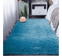 BUDINGHY Grand Tapis Salon 80 x 210 cm Doux Moelleux Moderne Longs Tapismoquette Chambre Facile à Nettoyer pour Lit Chambre Adulte Gris Ado Fille Ado, Bleu