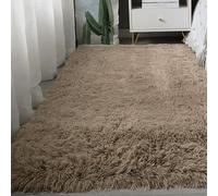 BUDINGHY Tapis Moderne 220 x 260 cm Moelleux Tapis Chambre Lavable Antidérapant pour Chambre à Coucher, Salon, Crèche, Chameau