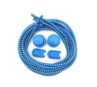 budiniao 1 paire 120 cm chaussure dentelle sport baskets course Jogging lacet avec boucles élastique paresseux cordes décoration remplacement, lac bleu