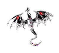 budiniao Broche en émail Dragon Vintage pour hommes, | unique pour les anniversaires et les occasions spéciales, amis toute personne qui aime les épingles, badge, épingle à