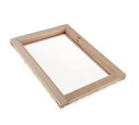 budiniao Cadres de sérigraphie en Maille de Bois qualité supérieure, conçus pour Une expérience Facile d'impression sur Sacs à Main. Maille en Bois Naturel, 20x30cm 55T