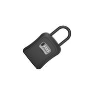 budiniao Coffret de Rangement Mural Premium avec Serrure, Robuste et sécurisé, pour clés et Cartes d'accès. Idéal pour Une Utilisation intérieure extérieure, Noir, 9.9 x 4.5 x 12 cm