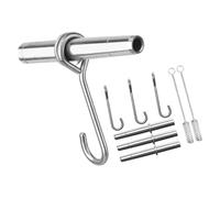 budiniao Ensemble de saignée d'érable en Acier Inoxydable Comprenant des chalumeaux, des Crochets, Tubes et brosses de Nettoyage pour Un Nettoyage Efficace, 11 pièces