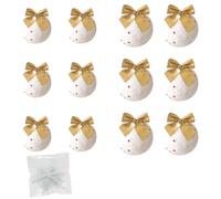 budiniao Ensembles de boules de Noël pour sapin, adaptés à de multiples occasions, parfaits pour un repas de Noël au restaurant une fête de Boules de, or