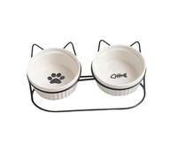 budiniao Gamelle d'eau Durable pour Chatons : surélevée, pour Elle favorise de Bonnes habitudes Alimentaires, Lisse, Aide à prévenir l'apparition du Menton Noir, est Facile à Nettoyer et