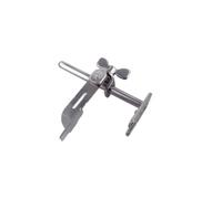 budiniao Guide de couture en acier, pied double entraînement pour machine à coudre, accessoire de pied presseur pour projets bricolage, robuste et durable. Outil guidage multifonctionnel, presseur