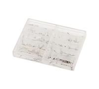 budiniao Kit Complet de Fournitures pour la réparation d'aiguilles de Montres : Outils Essentiels, Assortiment goupilles Rechange en Alliage Mixte, kit d'outils réparation à Domicile avec boîte