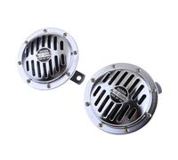 budiniao Klaxon de Moto étanche, Faible consommation, en Plastique ABS Durable, Son Clair et Puissant, Installation Simple, Compatible avec Les Voitures, 12 V étanche.