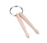 budiniao Mini Baguettes de Batterie Porte-clés Baguettes Instrument de Musique Porte-clés décoration Portable Porte-clés Porte-clés Pendentif Accessoire, 2 Baguettes de Batterie