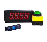 budiniao Minuterie numérique à Bouton de contrôle avec Affichage LED Défis de Jeu Minuterie Horloge Affichage LED 15 m Taille compacte Vacances Etc.