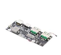 budiniao Module d'alimentation Mobile bidirectionnel à 5 Ports, Charge, Kit de Carte mère à Monter soi-même, Donc il n'y a Pas à s'inquiéter du Court-Circuit du Port USB