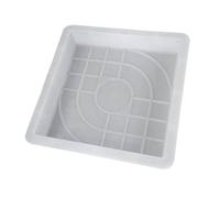 budiniao Outils pour dalles de jardin, outils en béton durable, modèles de pavage carrés, amoureux créatifs du jardin à la recherche d'une décoration unique, dalles en ciment et brique.