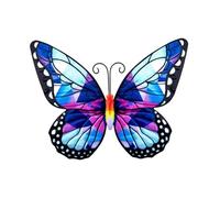 budiniao Papillon Art Mural Sculpture en Métal Vif Décoration Pour Intérieur Décoration Murale Sculpture Décor Art Intérieur, StyleC