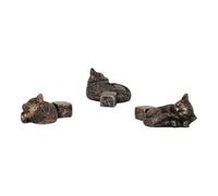 budiniao Pieds de jardinière en résine. Ensemble de pieds élévateurs pour plantes en résine pour animaux. Lot 3 rehausseurs vase décoratifs forme d'animaux, Lowrie 5.5 x 4 x 2.7 cm