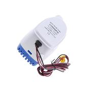 budiniao Pompe de cale Marine légère avec Structure Robuste en ABS, débit Efficace jusqu'à 1100 gallons par Heure, Pompe à Eau de cale Automatique Marine Submersible