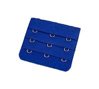 budiniao Sangle d'extension Extensions de soutien-gorge Boucle 3 crochets élastiques Boutons multicolores Remplacement de longueur 3 rangées pour sous-vêtements, bleu royal
