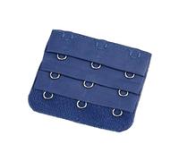 budiniao Sangle d'extension Extensions de soutien-gorge Boucle 3 crochets élastiques Boutons multicolores Remplacement de longueur 3 rangées pour sous-vêtements, bleu profond
