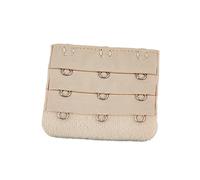 budiniao Sangle d'extension Extensions de soutien-gorge Boucle 3 crochets élastiques Boutons multicolores Remplacement de longueur 3 rangées pour sous-vêtements, couleur chair profonde