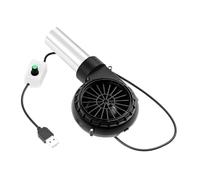 budiniao Souffleur d'air Manuel pour Barbecue, Outil de Pique-Nique, Ventilateur Efficace pour Allumer Un feu en extérieur, Ventilateur de Cuisson pour Barbecue Portable,