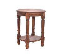 budiniao Support de Pot de Fleurs rétro, Tabouret en Bois, Support décoratif pour Plantes, pour intérieur et extérieur, jardinière, brûleur, Marron Clair, 25x20cm