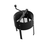 budiniao Tamis à Roches, Sable et Terre, Outil Robuste en Acier au Carbone, idéal pour Le Jardinage et Le tamisage des sols extérieurs. Tamis Rotatif en métal avec Grille.