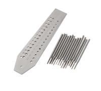 budiniao Taraudeur horloger, Jeu de 14 tarauds, Plateau à vis Compact pour bijoutiers, Applications 7-2 mm, kit d'outils de réparation Montres, Mini Mini réparation