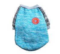 budiniao Vêtements Chemise Hiver Plus Chaud Gilet Pull Costumes Peluche Raglan Pull beauté pour Chiens Chihuahua Chiot Bouledogue, Bleu, XS