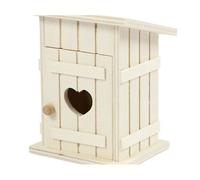 Creotime Cabine de plage en bois 8 x 6,5 cm