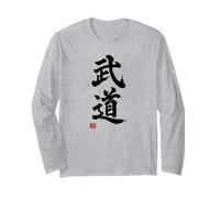 BUDO Kanji Design - Philosophie des Arts Martiaux Japonais #2 Manche Longue