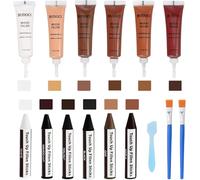 BUDOCI wooden Kit de réparation de meubles en bois 12 couleurs pour rayures de meubles, placage et stratifié