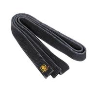 BUDOFIGHT Ceinture de karaté Noire Élite Vintage 260 cm