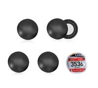 BUDPSI Aimants pour Numéro de Dossard 4 Paires, Porte Dossard Aimants Forte Force D'adsorption, Ø18 mm Aimants Dorsaux Running Noir, pour Marathons et Compétitions
