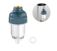 BUDPSI Filtre Anti Calcaire, Universelle Interface 4 Points Filtre Acier Inoxydable 316 Filtre Douche Solide et Antidéflagrant, pour Machines Laver, Chauffe Eau et Purificateurs D'eau