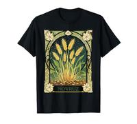 Buds of Nowruz Design botanique élégant Art Nouveau T-Shirt