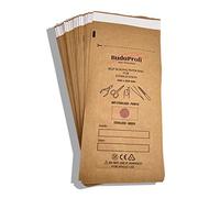 BuduProfi 100 pochettes de stérilisation autoclaves et four sec pour instruments de manucure / pédicure, avec indicateur et étanchéité (100 x 200mm)