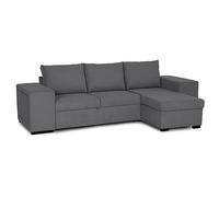 BUDWING - Juan - Canapé d'angle Convertible 3 Ou 4 Places Chaise Longue Réversible Angle Gauche Ou Droit Coffre De Rangement en Tissu Disponible en Plusieurs Couleurs (272x152x86cm)