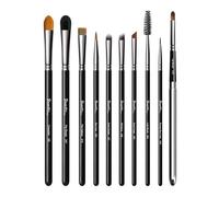 Bueart Design Essential Pro Grade Lot de 10 pinceaux de maquillage professionnels ultra doux pour fard à paupières, eyeliner, anti-cernes, sourcils rigides, cils et lèvres