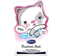 Bübchen Miau Douce-Bad 40 ml - Additif de bain liquide avec effet peinture à l'eau rose pour enfants, mousse de bain douce à l'aloe vera, sans silicone et sans microplastique (lot de 1)