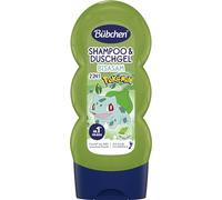 Bübchen Shampoing et gel douche 2 en 1 pour enfants, Pokémon Bisasam Edition, 230 ml - Shampooing nourrissant et bain douche doux sans silicone