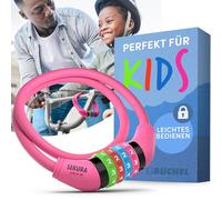 Büchel Antivol vélo enfants I Coloré et sans clé I Antivol à combinaison vélo, accessoires vélo enfants, antivol vélo enfants accessoires vélo enfants