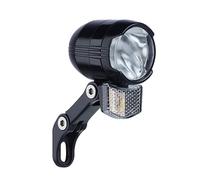 Büchel Phare LED Shiny 80 avec Support env. 80 lux Version vélo électrique (1 pièce)