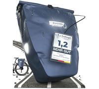 Büchel Sacoche de vélo pour -Bagages I 25.4 L - 100% étanche I avec poignée et bandoulière I Sacoche de vélo pour Porte-Bagages, Sacoche de, sacoches de arrière