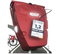 Büchel Sacoche de vélo pour Porte-Bagages I 25.4 L - 100% étanche I avec poignée et bandoulière I Sacoche de vélo pour Porte-Bagages, Sacoche de Porte-Bagages, sacoches de vélo arrière