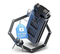 Büchel Sekura Antivol Velo 110 cm - cadenas velo, moto, E-Bike, scooter, poussette, remorque - Protection antivol sûre avec support - anti vol velo en acier trempé - Déverrouillage par clé