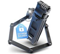 Büchel Sekura Cadenas code Velo 85 cm - cadenas velo, moto, E-Bike, scooter, poussette, remorque - Protection antivol sûre avec support - anti vol velo en acier trempé - cadenas a code