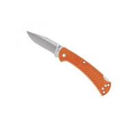 Bück 7112.Ors Couteau Lame Acier 420 À Bouton Double Manche 11 Cm En Nylon Orange