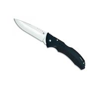 Bück 7286 Couteau Bantam, Lame Acier 420 À Cran Et À Bouton Double, Manche 13 Cm Nylon/Fibre De Verre Noir