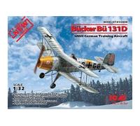 ICM 32030 - 1:3 2 Bücker Bue 131D, WWII Allemand Training Avion (100% New Molds)